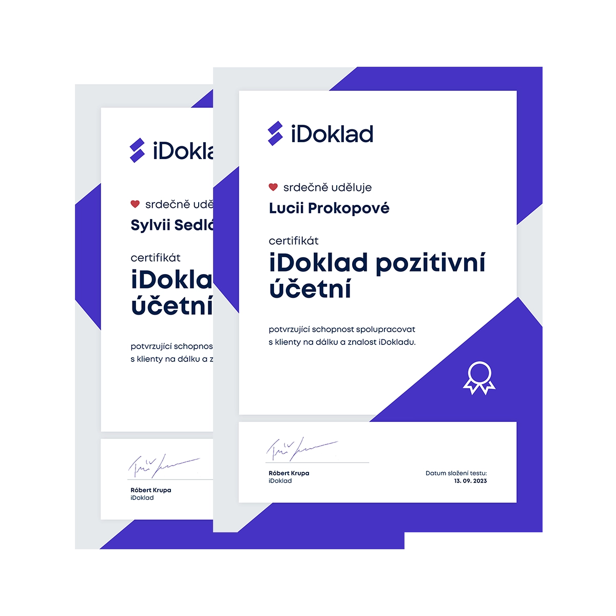 Certifikát daňové poradkyně LS COUNTING s.r.o.